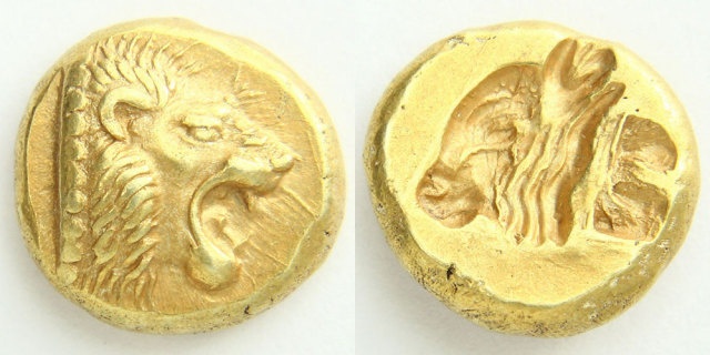 【えないほど】 紀元前550年から500年の古代ギリシャコイン(ミレトス)ライオン などの